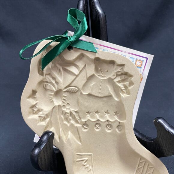 Brown Bag Cookie Art Christmas Stocking Mold NWT - Picture 3 of 6